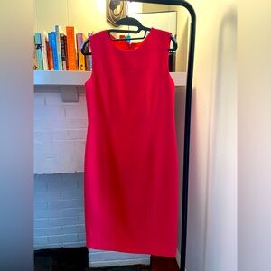 Jones Studio sheath sleeveless dress, pink, size 4